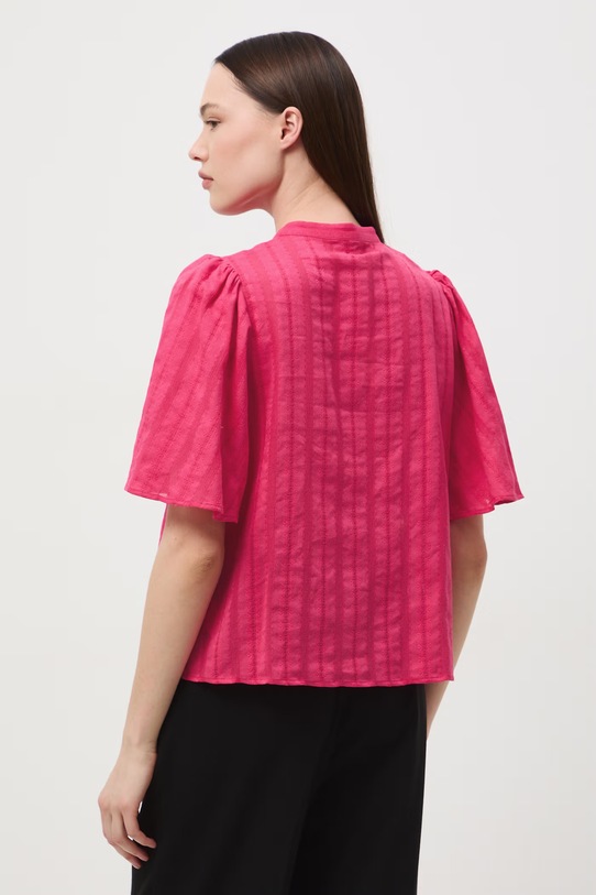 Odzież Medicine bluzka koszulowa damska bawełniana RS26-BKD651 różowy