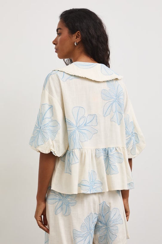 Odzież Bluzka damska z lnem RS26-BKD802 beżowy