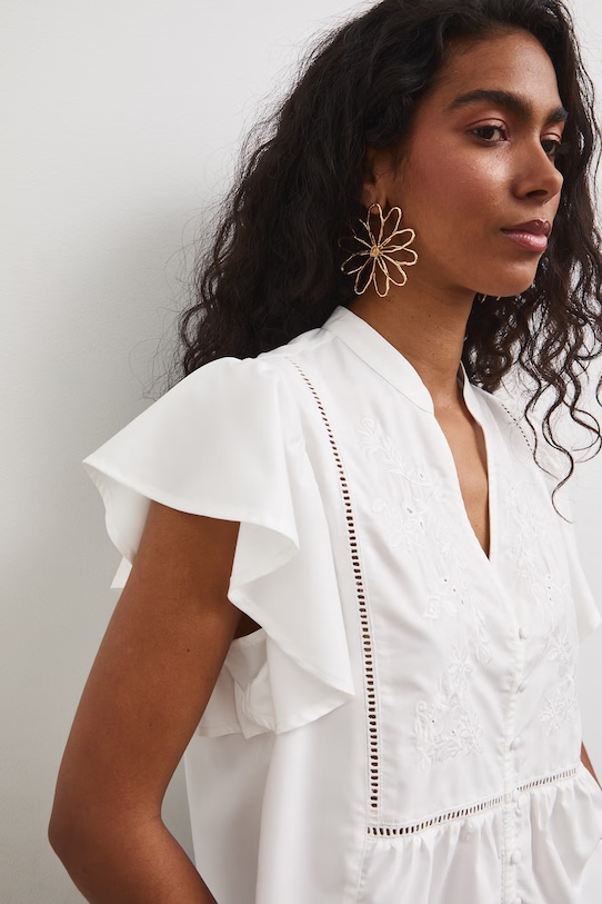 Bluzka damska z modalem biały RS26-BKD805