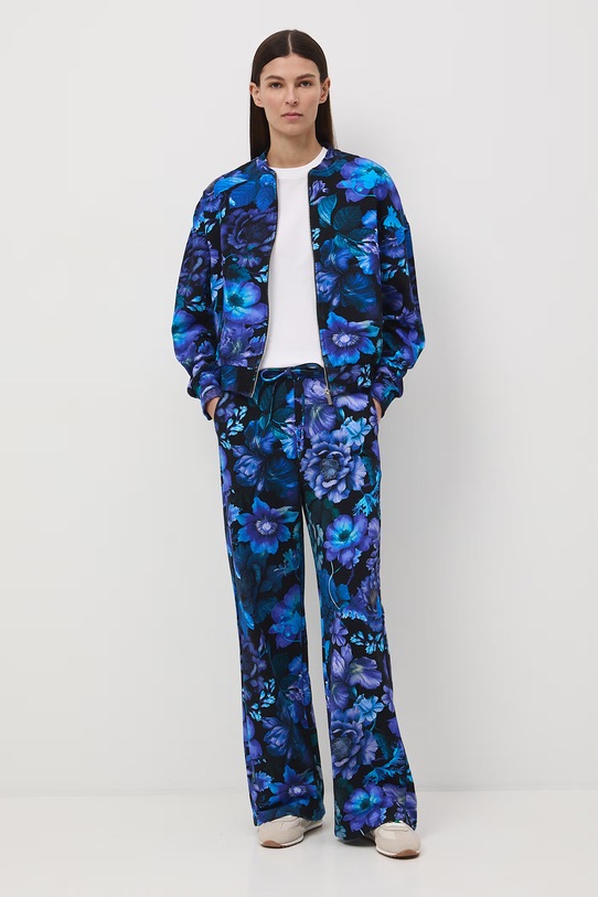 Medicine bluza rozpinana damska bawełniana RS26-BLD050 granatowy RS26