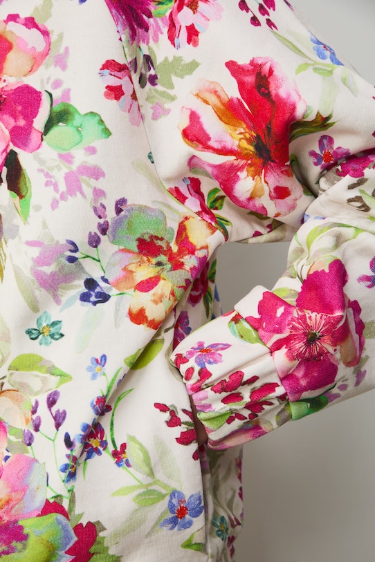 Bluza rozpinana z kapturem damska bawełniana RS26-BLD070 beżowy