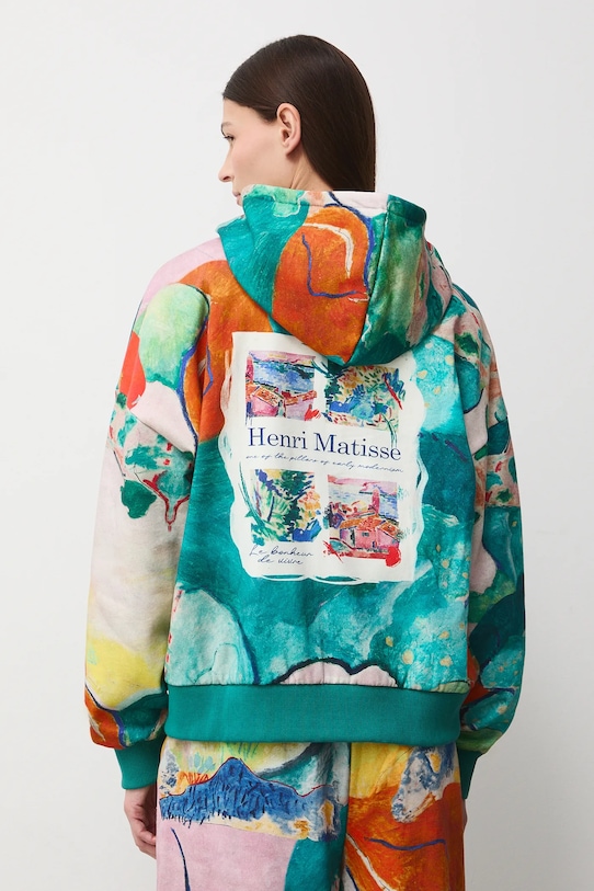 Bluza damska z kolekcji Eviva L'arte pozostałe multicolor RS26-BLD253