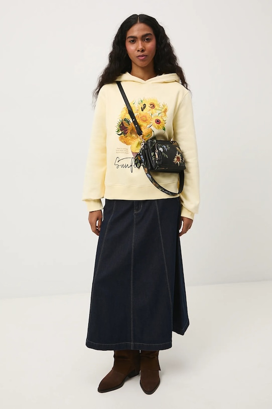 Oblečení Bavlněná mikina Medicine RS26-BLD255 žlutá