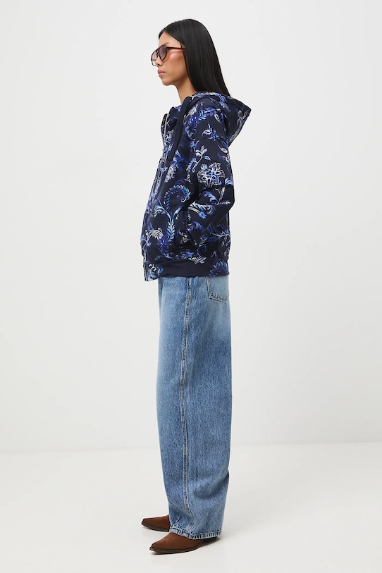 Medicine суичър с качулка женски еластичен тъмносин RS26-BLD301