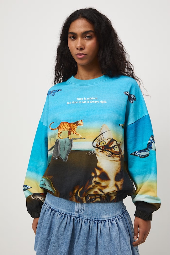 Medicine bluza bawełniana RS26-BLD350 multicolor RS26