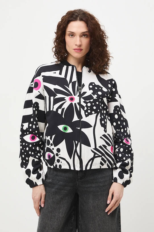 Odzież Bluza rozpinana damska bawełniana by Joanna Gniady, Grafika Polska RS26-BLD451 multicolor