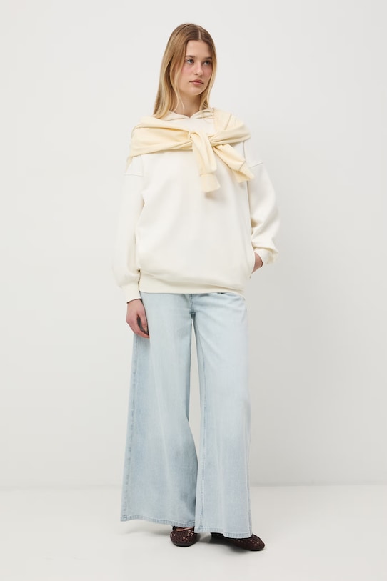 Medicine bluza z kapturem damska beżowy RS26-BLD600