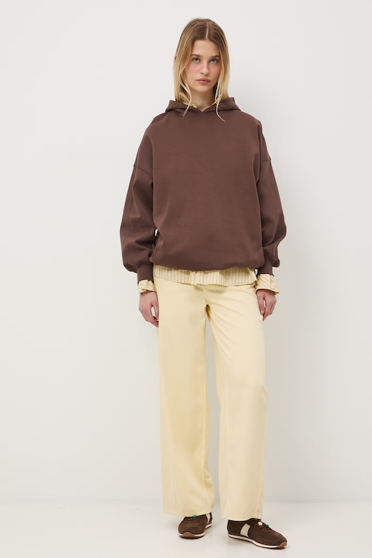 Medicine bluza z kapturem damska RS26-BLD600 brązowy RS26