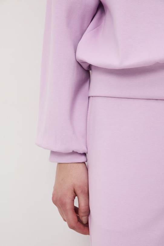 Medicine bluza z kapturem damska RS26-BLD602 fioletowy