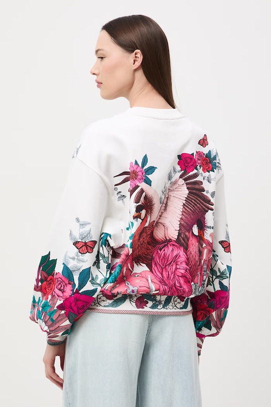 Medicine bluza damska bawełniana beżowy RS26-BLD650