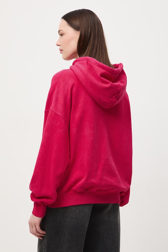 Medicine bluza z kapturem damska bawełniana różowy RS26-BLD651