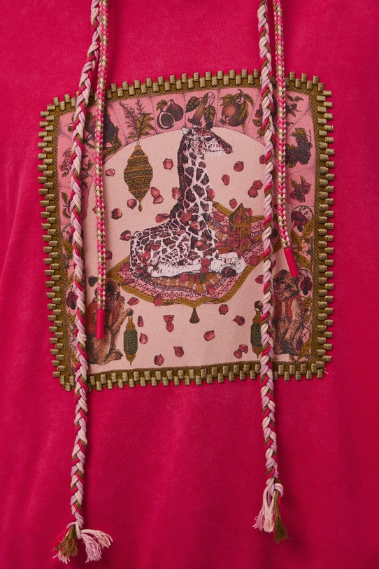 Medicine bluza z kapturem damska bawełniana RS26-BLD651