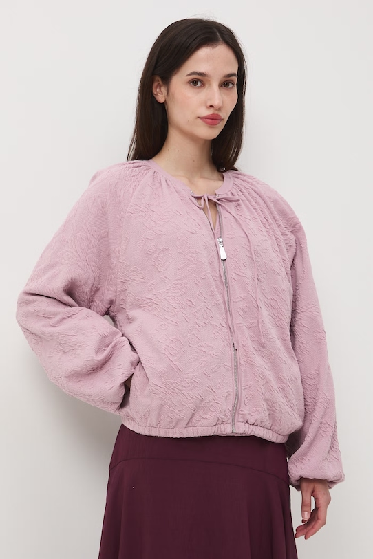 Medicine bluza rozpinana damska różowy RS26-BLD703