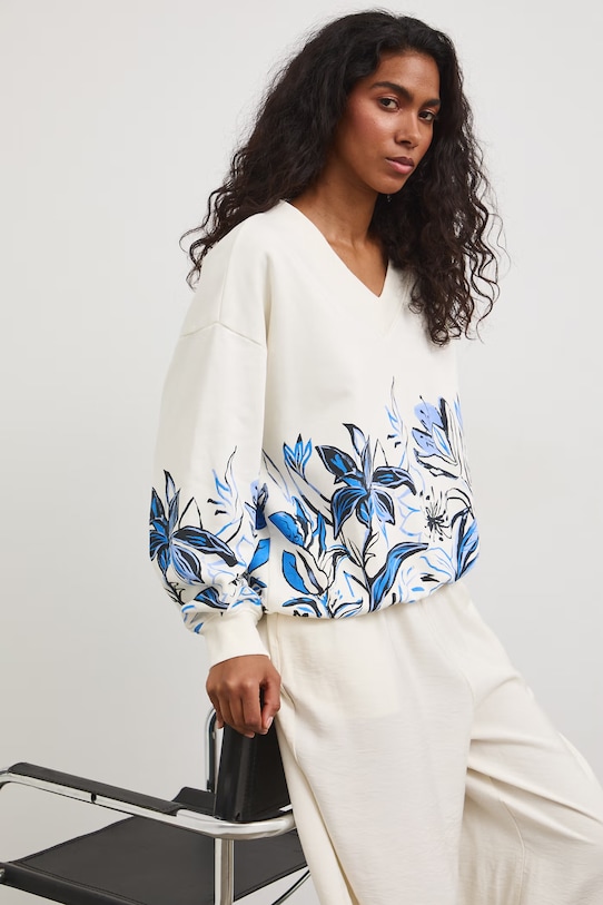 Medicine bluza damska z bawełny beżowy RS26-BLD801