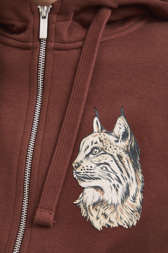 Bluza rozpinana z kapturem damska z kolekcji Bieszczadzki Park Narodowy x Medicine RS26-BLD850