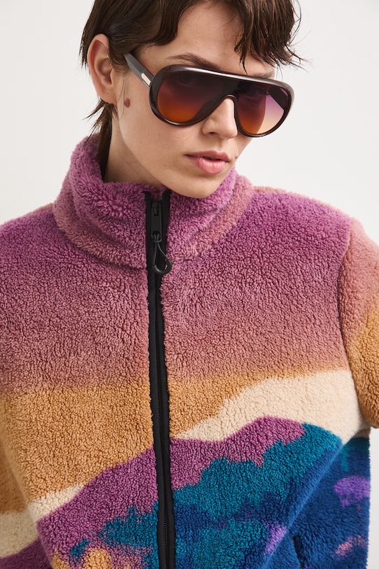 Bluza rozpinana damska polarowa z kolekcji Bieszczadzki Park Narodowy x Medicine RS26-BLD851