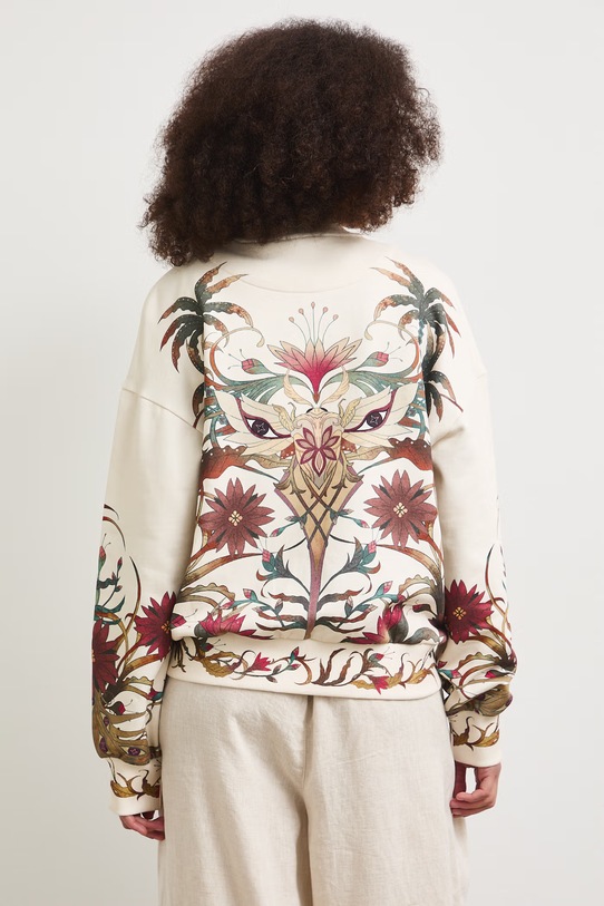 Odzież Bluza rozpinana damska bawełniana RS26-BLD901 beżowy