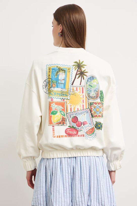 Odzież Bluza damska z bawełną RS26-BLDA00 beżowy