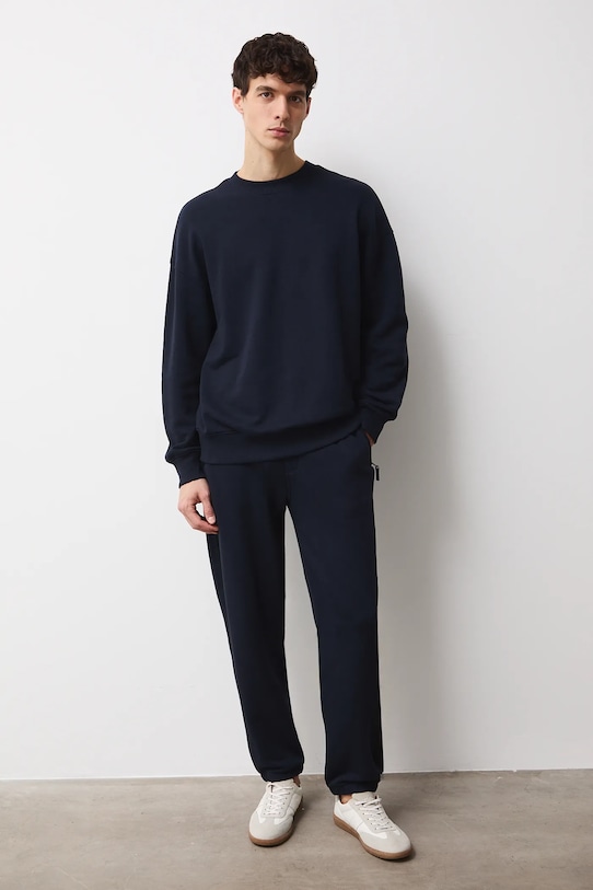 Bluza męska gładka RS26-BLM011 granatowy RS26