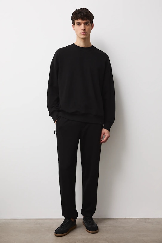 Bluza męska gładka RS26-BLM011 czarny RS26