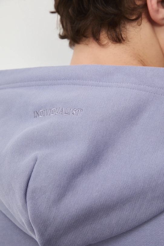 Medicine bluza z kapturem męska bawełniana RS26-BLM030 fioletowy