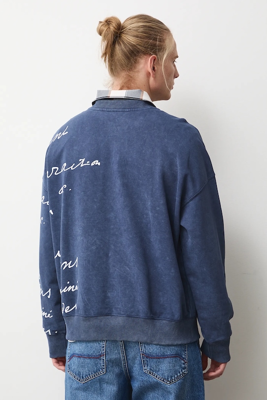 Odzież Bluza bawełniana męska z kolekcji Eviva L'arte RS26-BLM250 niebieski