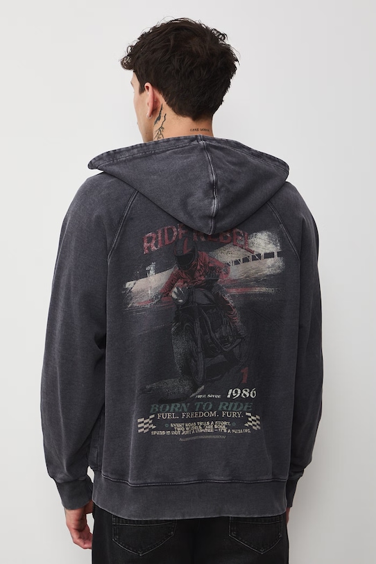 Odzież Medicine bluza bawełniana RS26-BLM401 szary