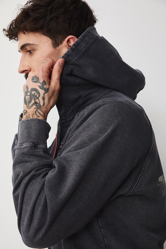 Medicine bluza bawełniana szary RS26-BLM401