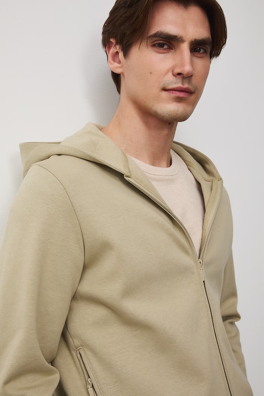 Medicine bluza rozpinana z kapturem męska zielony RS26-BLM505