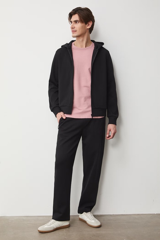 Medicine bluza rozpinana z kapturem męska RS26-BLM505 czarny RS26