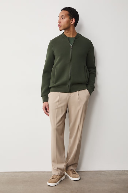 Bluza rozpinana męska z bawełną RS26-BLM600 zielony RS26