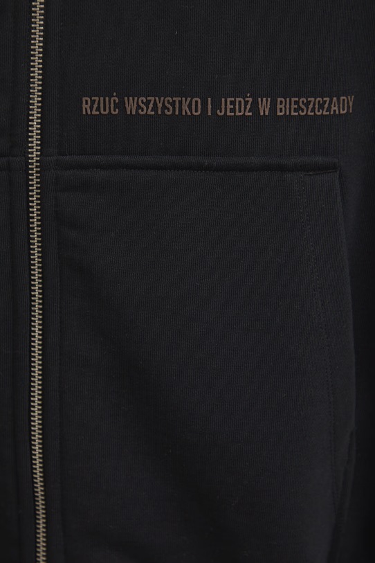 Bluza rozpinana z kapturem męska z kolekcji Bieszczadzki Park Narodowy x Medicine RS26-BLM855