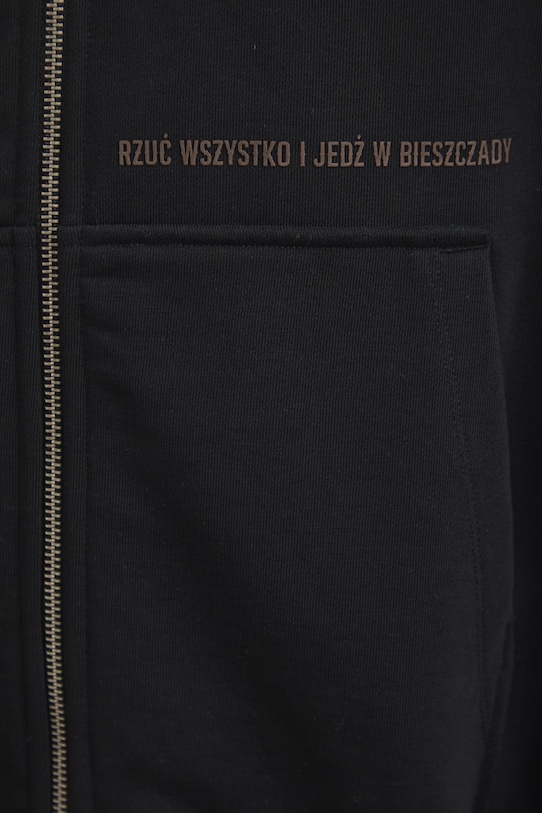 Bluza rozpinana z kapturem męska z kolekcji Bieszczadzki Park Narodowy x Medicine RS26-BLM855