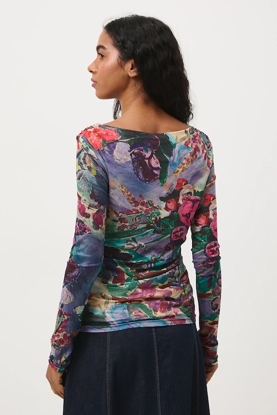 Odzież Longsleeve damski z kolekcji Eviva L'arte RS26-BUD250 multicolor