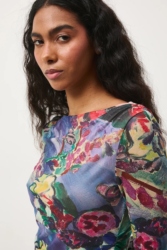 Longsleeve damski z kolekcji Eviva L'arte multicolor RS26-BUD250