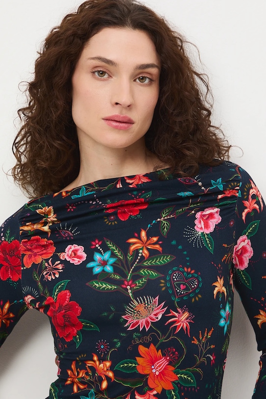 Longsleeve damski wzorzysty RS26-BUD421