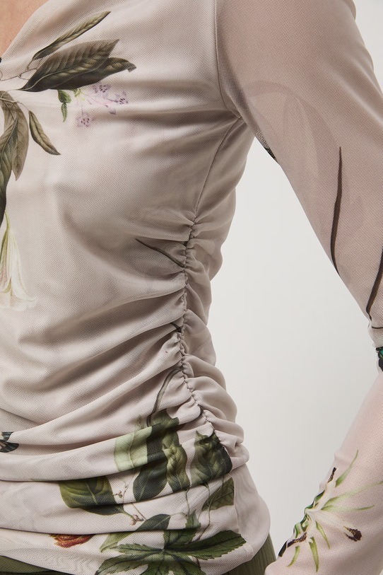 Longsleeve damski RS26-BUD500 beżowy