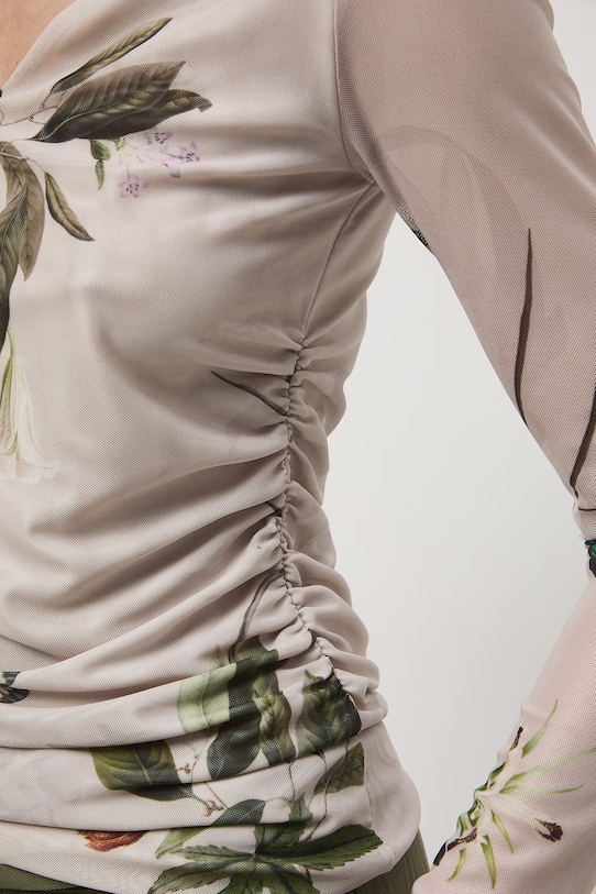 Longsleeve damski RS26-BUD500 beżowy