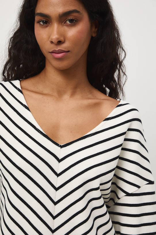 Medicine longsleeve damski bawełniany beżowy RS26-BUD502