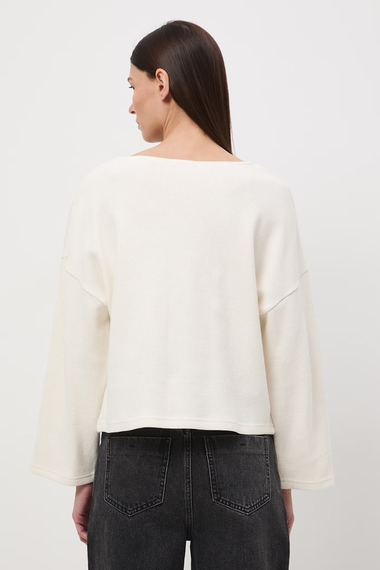 Odzież Medicine longsleeve damski bawełniany RS26-BUD502 beżowy