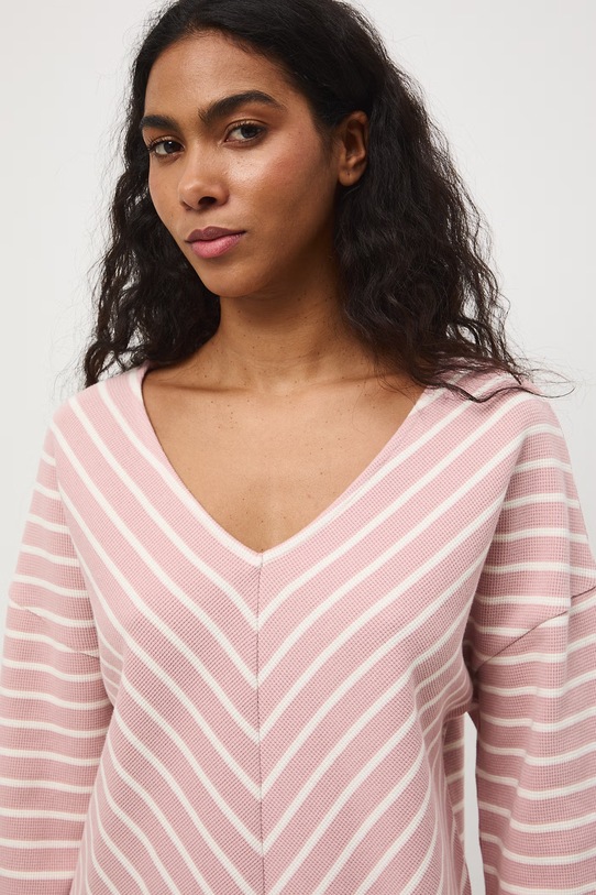 Medicine longsleeve damski bawełniany różowy RS26-BUD502