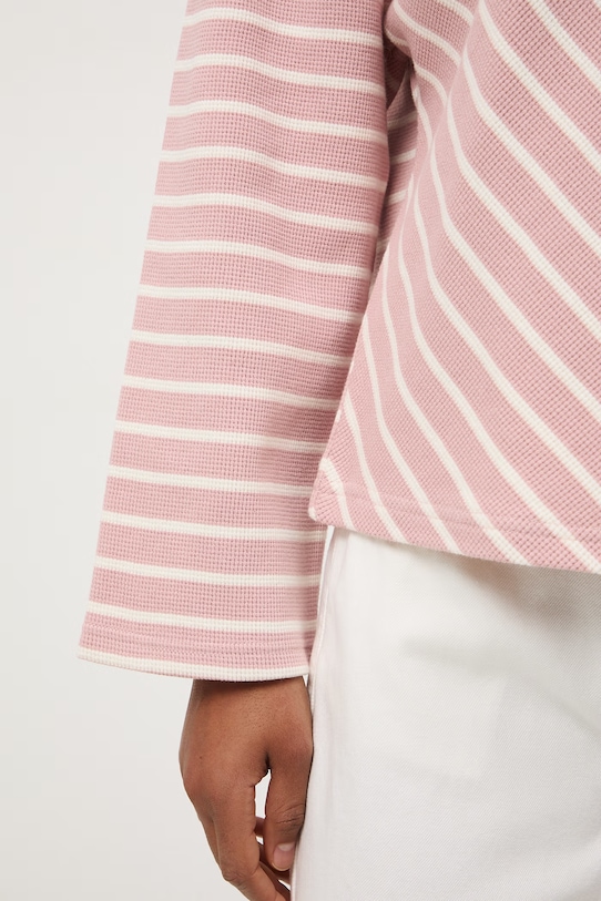 Medicine longsleeve damski bawełniany RS26-BUD502 różowy