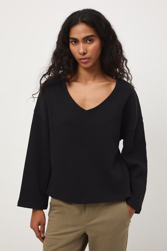 Medicine longsleeve damski bawełniany czarny RS26-BUD502