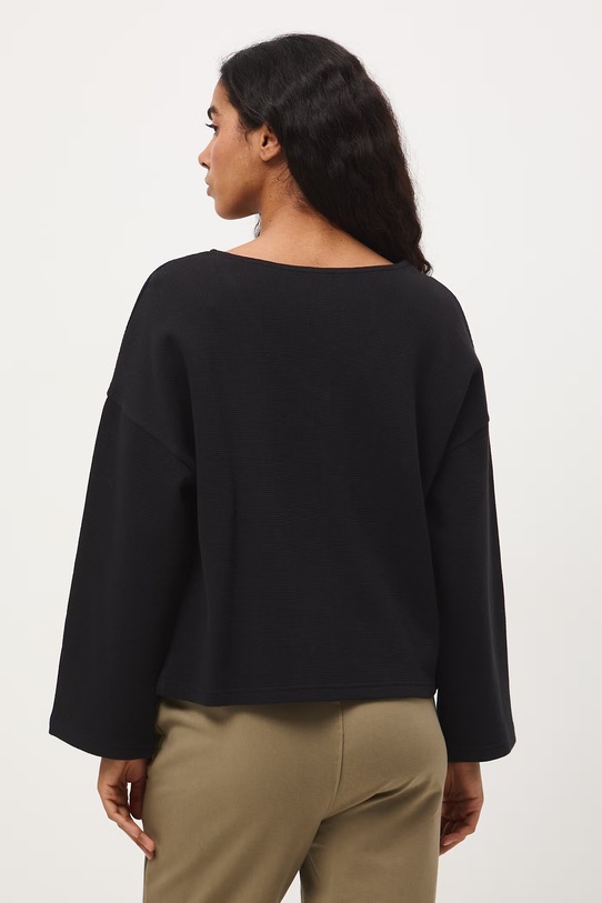 Odzież Medicine longsleeve damski bawełniany RS26-BUD502 czarny