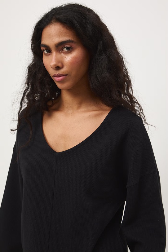 Medicine longsleeve damski bawełniany czarny RS26-BUD502