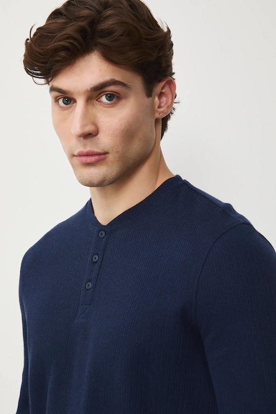 Medicine longsleeve bawełniany granatowy RS26-BUM030