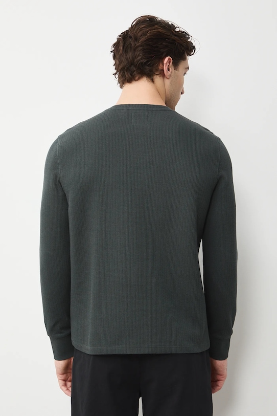 Odzież Medicine longsleeve bawełniany RS26-BUM030 zielony