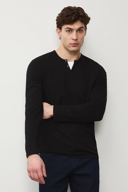 Medicine longsleeve z elastanem czarny RS26-BUM031