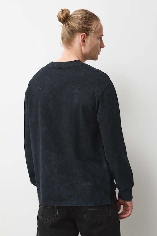 Medicine top a maniche lunghe in cotone grigio RS26-BUM201