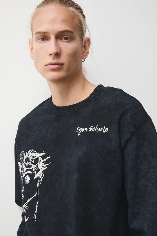 Medicine longsleeve bawełniany RS26-BUM201 szary